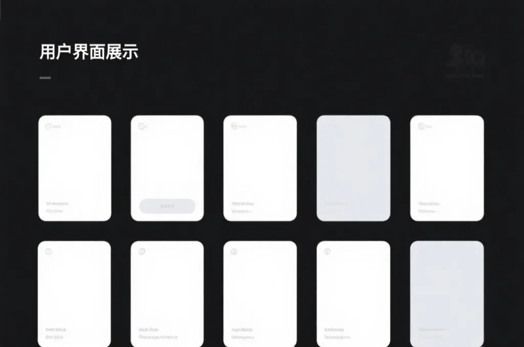 用户界面展示效果